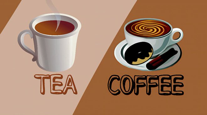 Uống cà phê, trà giúp tinh thần tỉnh táo hơn 
