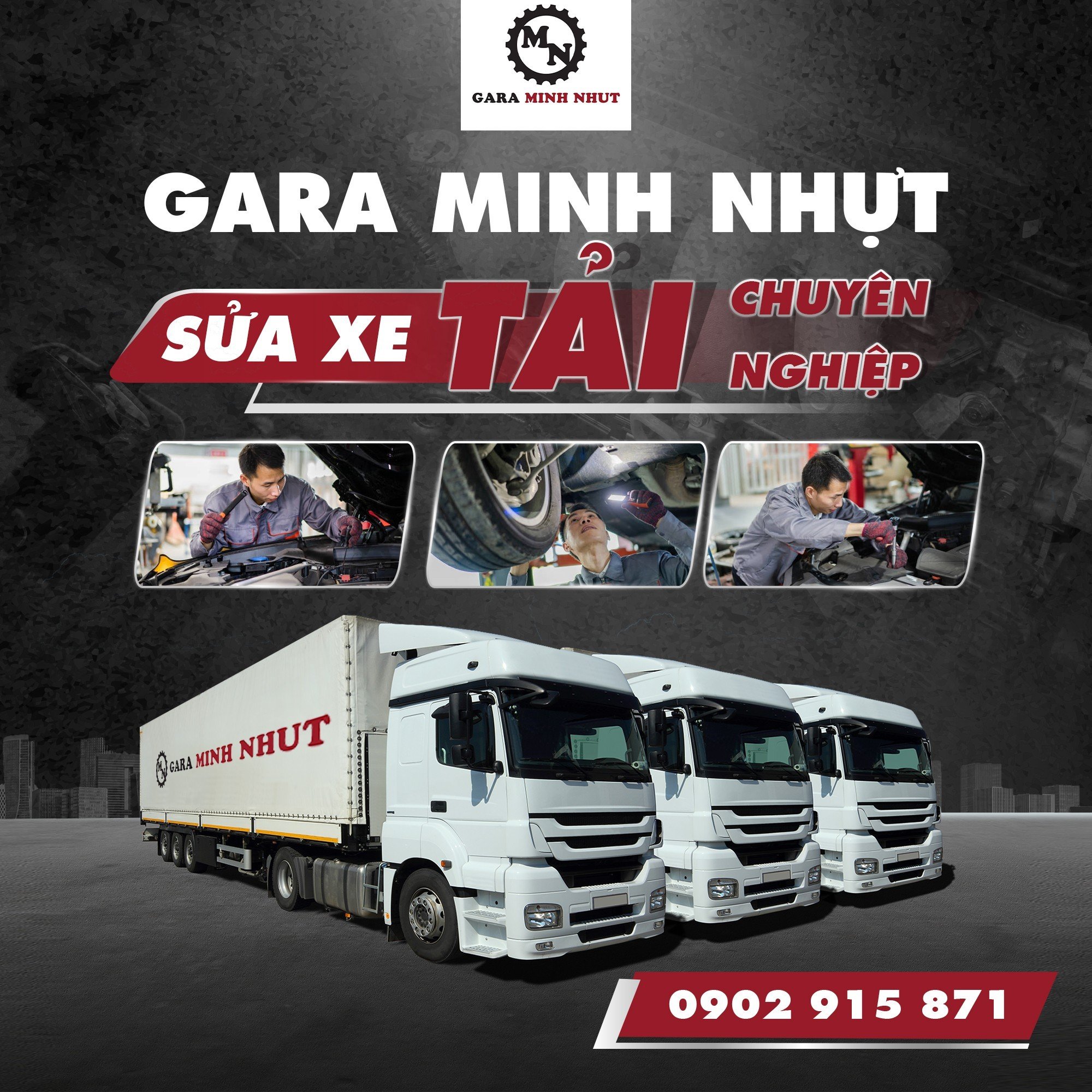 Gara sửa chữa xe tải uy tín tại Đồng Nai
