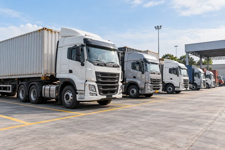Bãi đậu xe tải và xe container