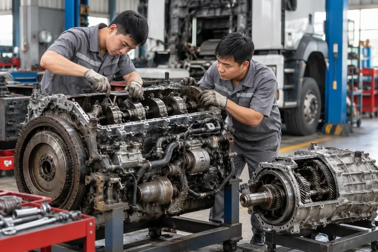 Đại tu động cơ và hộp số